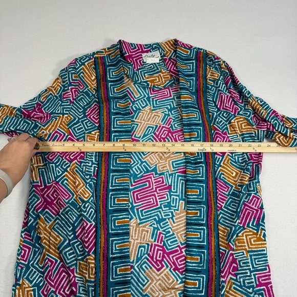 Lady Carol 2 Piece Midi Shift Dress Pattern Jacket Womens Sz 14 Art To Wear Vtg - Picture 5 of 16